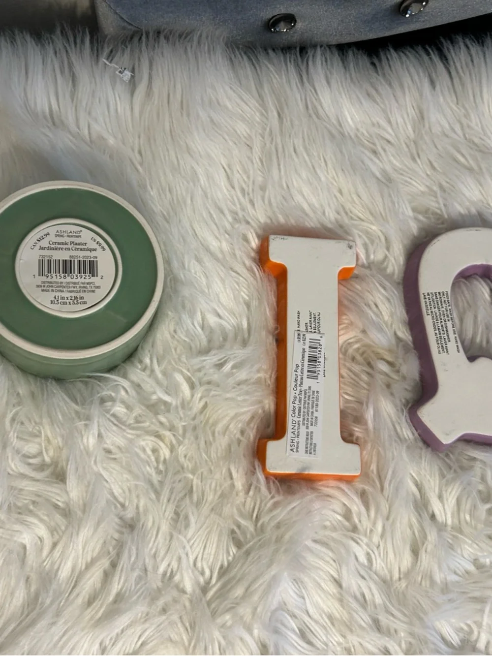 Ashland Letter Cookie Cutters in Orange, Purple & Sage Green - Picture 3 of 6